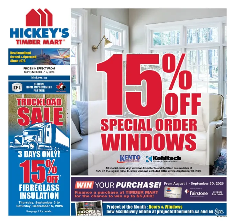 Flyer – September 3, 2026 – page 1